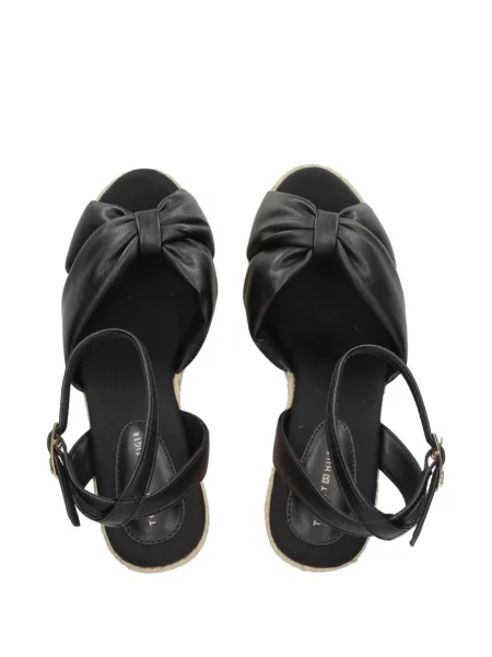 Sandale Tommy Hilfiger cu pană negru