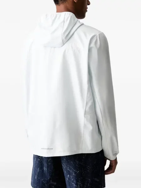 Geacă The North Face cu glugă alb
