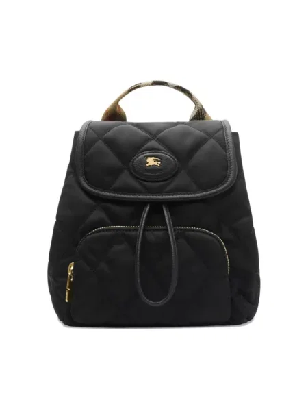 Plecak Burberry pleciony czarny