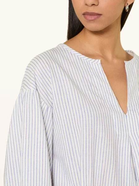 Lanius Sukienka Z Rękawami blau biała