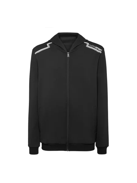 Bluza z kapturem Plein Sport z kapturem czarna