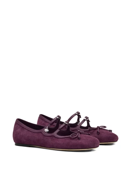 Balerini Marc Jacobs cu funde violet