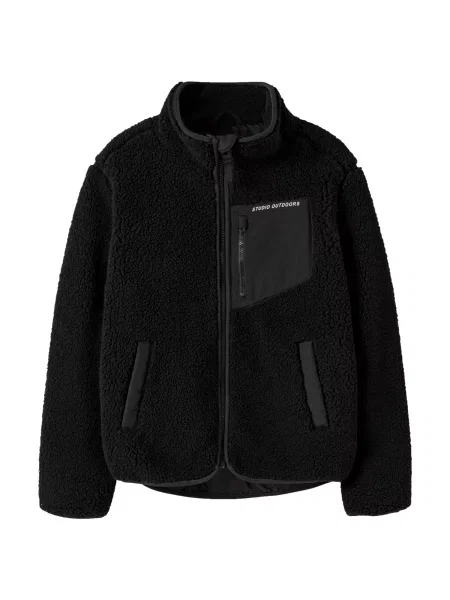 NAME IT Jachetă fleece NKNMattia' negru