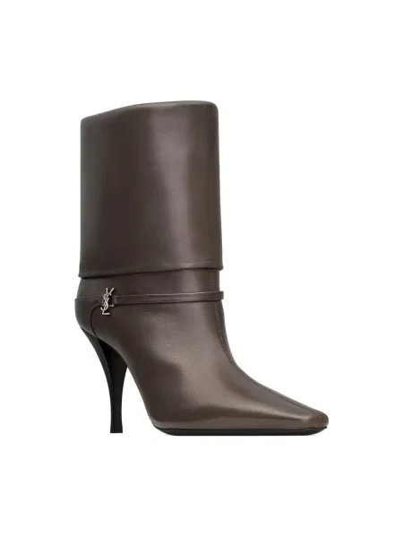 Botki Saint Laurent brązowe
