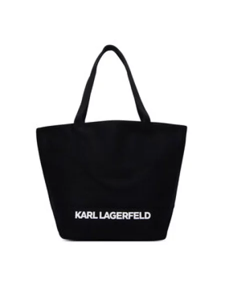 KARL LAGERFELD Ročna torba črna