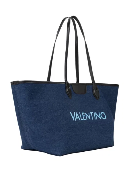 Geantă Valentino Reverse Bleumarin albastru