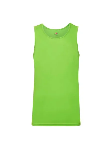 Тениска Fruit Of The Loom без ръкави зелено