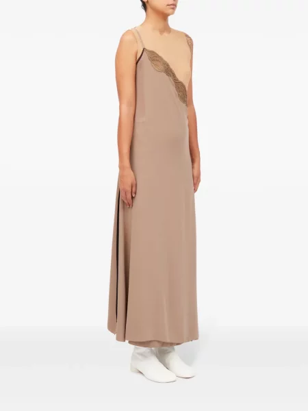 Rochie maxi Mm6 Maison Margiela din dantelă