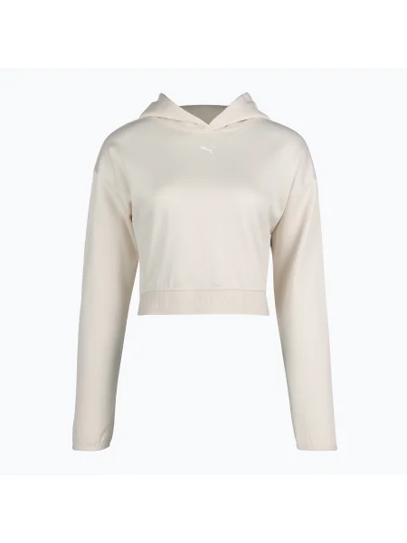 Дамски суитшърт за тренировки PUMA Strong Power Fleece Hoodie alpine snow бежово