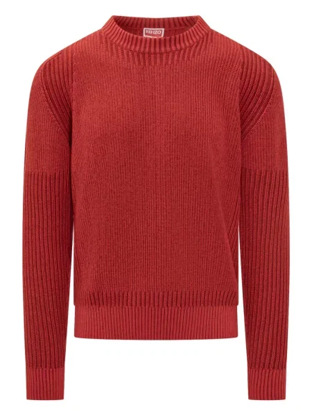 Pulover Kenzo cu model floral roșu