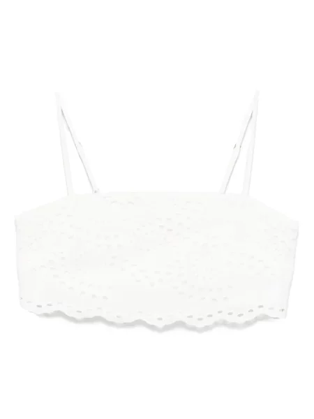 Top Mc2 Saint Barth o krotszym kroju biały