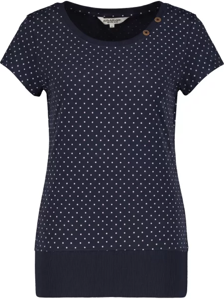 Alife & kickin Tricou BirteAK P albastru marin alb