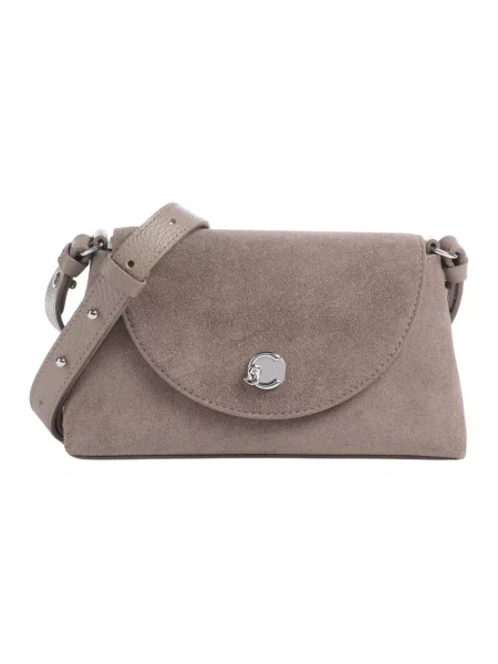 Torebka crossbody Coccinelle zamszowa beżowa