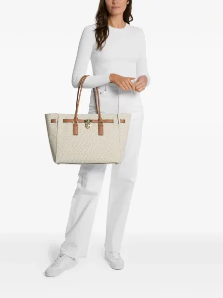 Geantă shopper Michael Michael Kors cu autograf