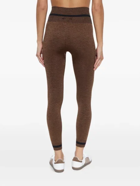 Leggings The Upside cu dungi maro