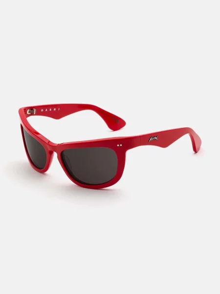 Marni ochelari de soare Isamu Solid Red rosu roșu