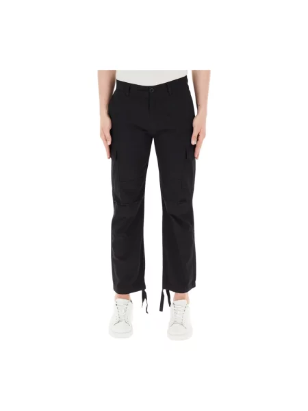 Spodnie cargo Armani Exchange czarne