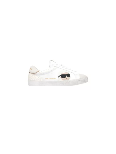 Sneakersy Karl Lagerfeld skórzane białe