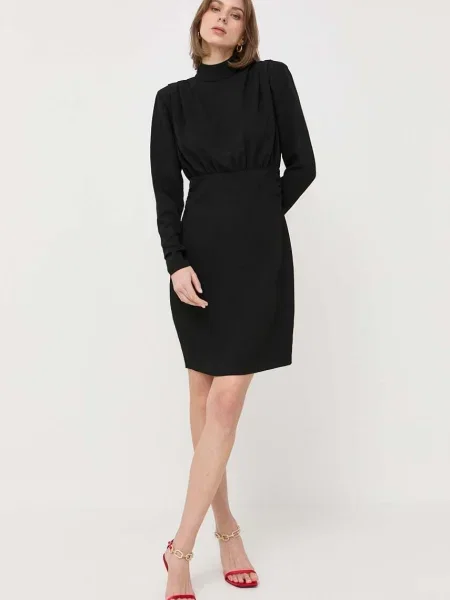 Notes du Nord rochie mini mulata negru