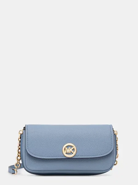 Torebka crossbody Michael Michael Kors z logo niebieska
