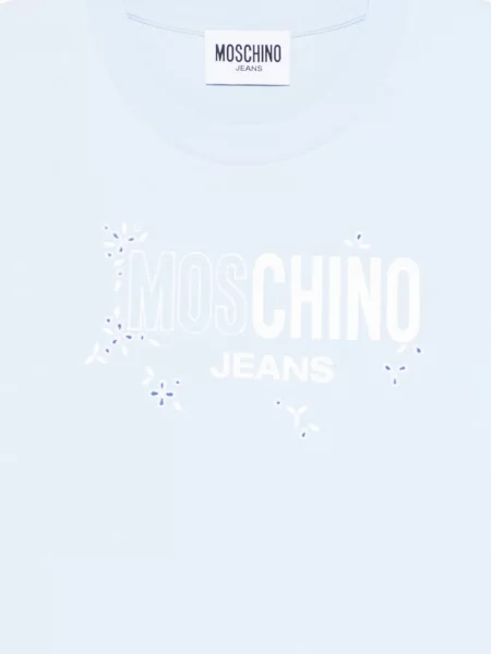 Φλοράλ μπλούζα Moschino Jeans μπλε