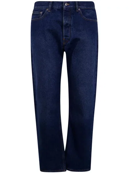 Blugi drepți Off-white alb