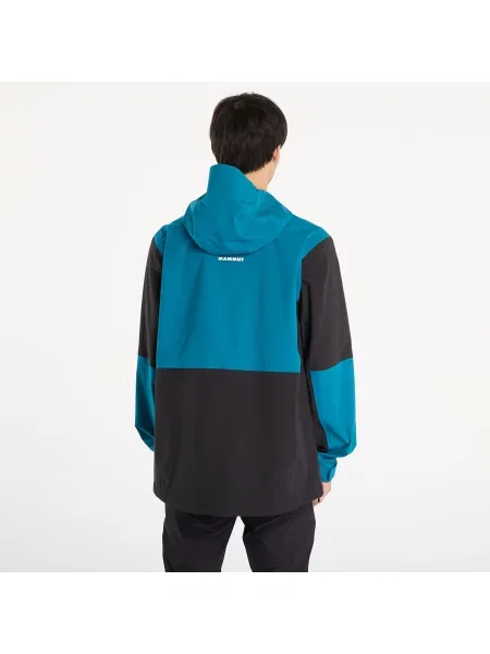 Jachetă Mammut Linard Guide HS Hooded Jacket Black/ Deep Teal L negru