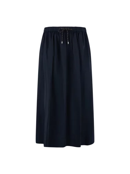 Spódnica midi Veronica Beard do kolan niebieska