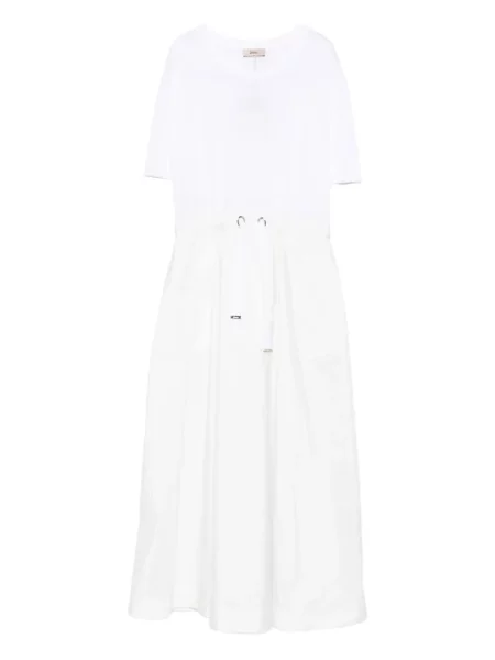 Sukienka midi Herno do kolan garniturowa biała