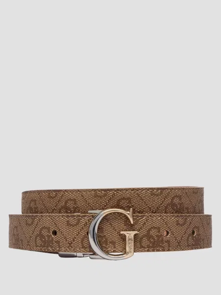 GUESS Ремінь Поліуретан бежевий