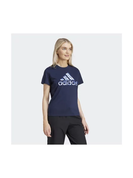Majica Adidas s životinjskim uzorkom plava