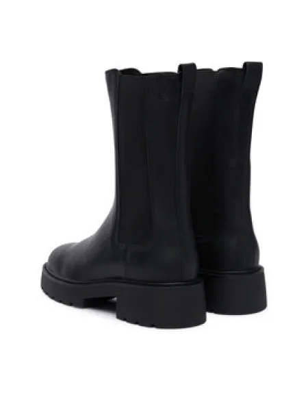 Calvin Klein Bokacsizma Chunky High Chelsea fekete