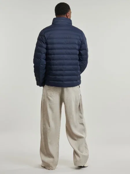 Kapucnis kabát Calvin Klein Jeans kék
