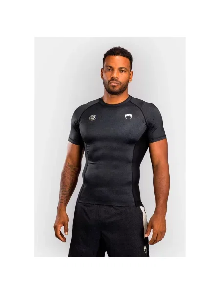 Koszulka Venum x Roger Gracie Academy Rashguard krótki rękaw S czarna