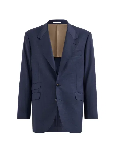 Sacou Brunello Cucinelli albastru