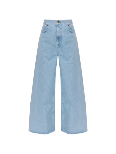 Blugi cu picior larg Max Mara albastru