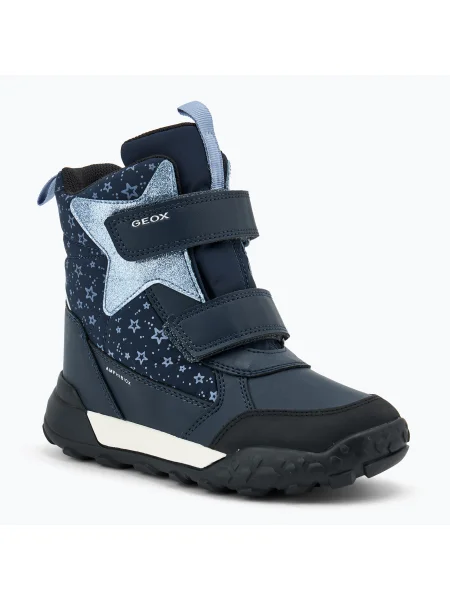 Младежки ботуши за сняг Geox Trekkyup ABX navy/light avio синьо