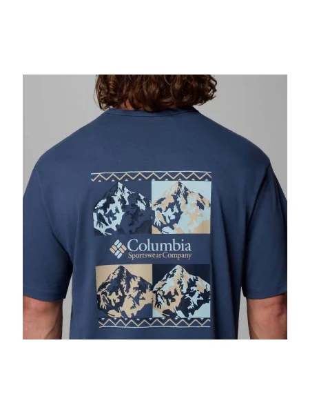 Izolat tricou Columbia albastru