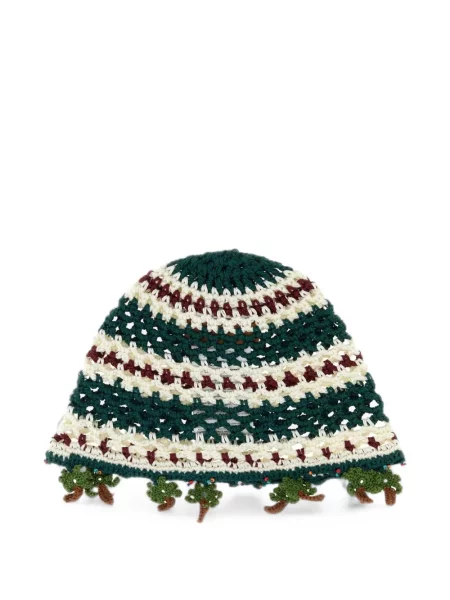 Căciulă Alanui cu broderie verde