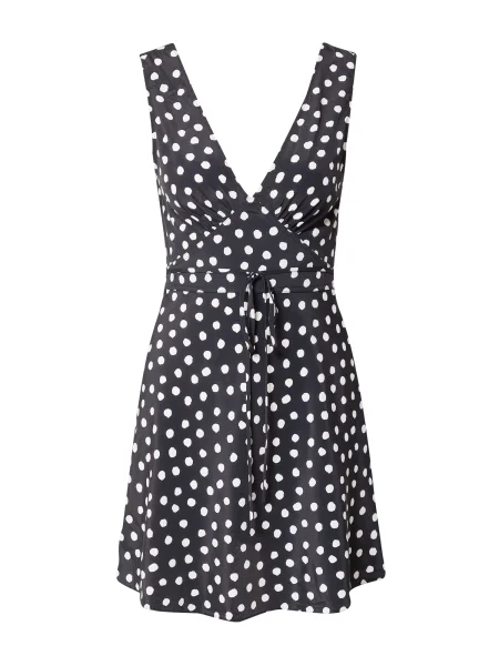 Nasty Gal Rochie negru alb