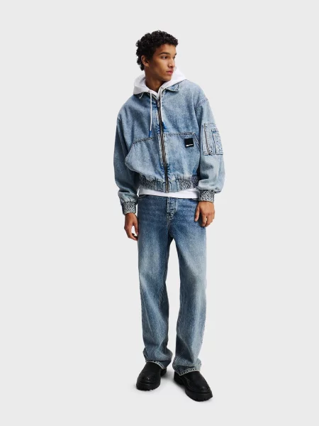 Прямі джинси Karl Lagerfeld Jeans синій