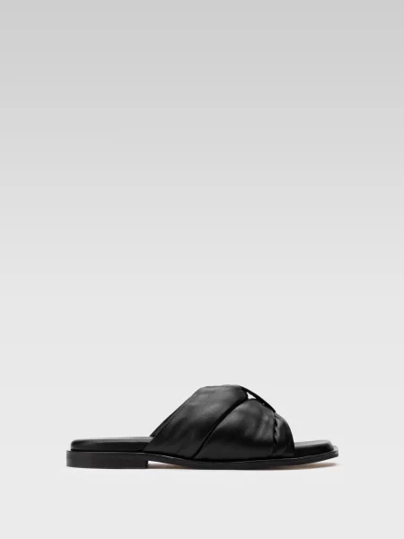 Papucs BADURA Black fekete
