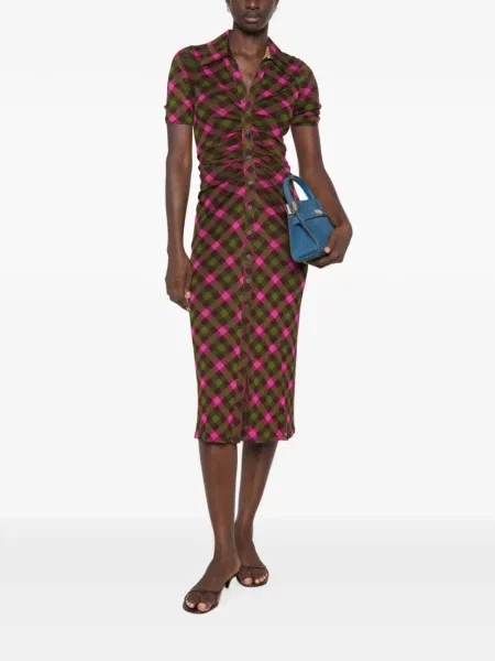Rochie midi Dvf Diane Von Furstenberg cu imagine verde
