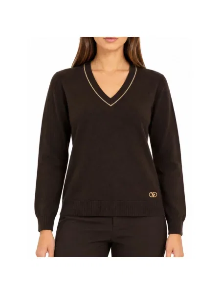 Sweter Yes Zee brązowy