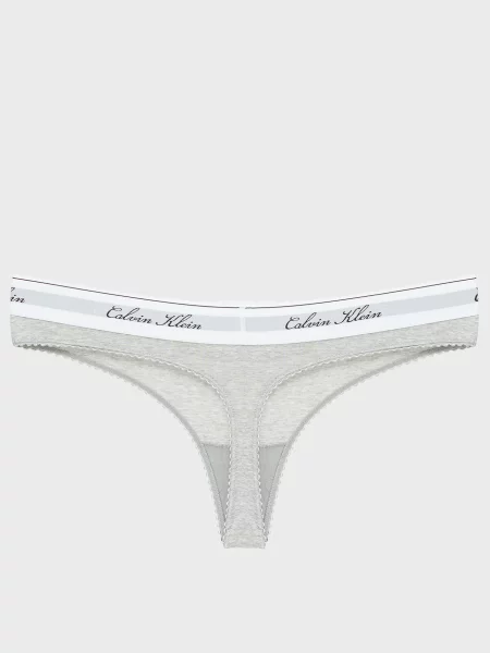 Стринги Calvin Klein серые