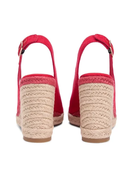 Espadrile Tommy Hilfiger cu pană bej