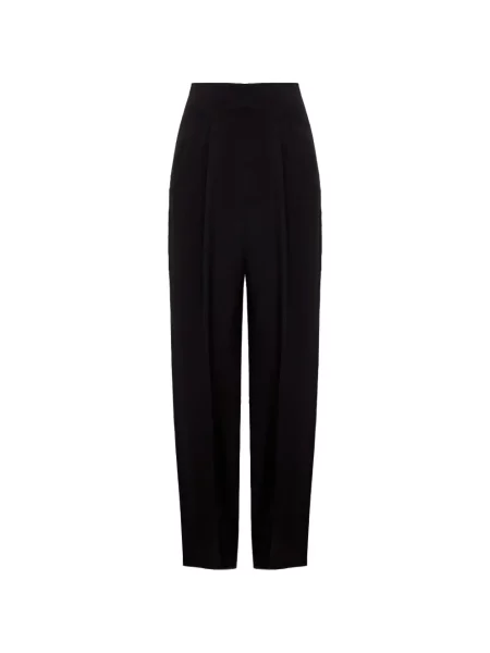 Pantaloni Veronica Beard cu talie înaltă negru