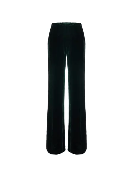 Pantaloni Antonelli de catifea verde