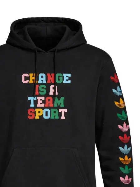 Geacă Adidas cu imagine negru