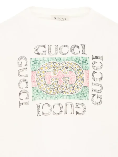Koszulka dziecięca Gucci biała